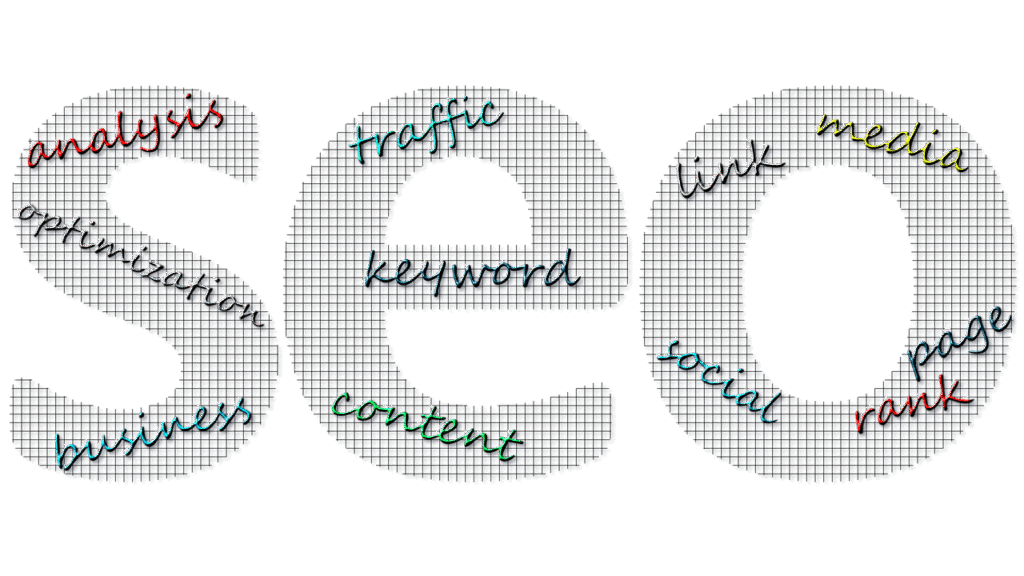 Website appearing at the top of Google search results through SEO