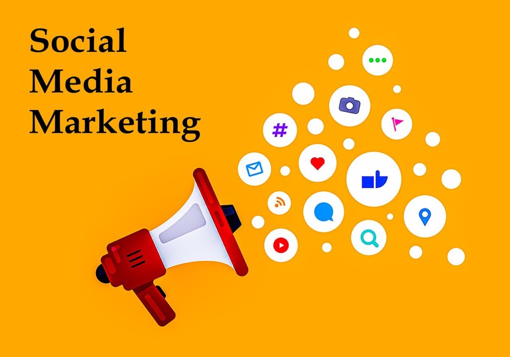 Social media marketing campaign increasing engagement and brand awareness across platforms