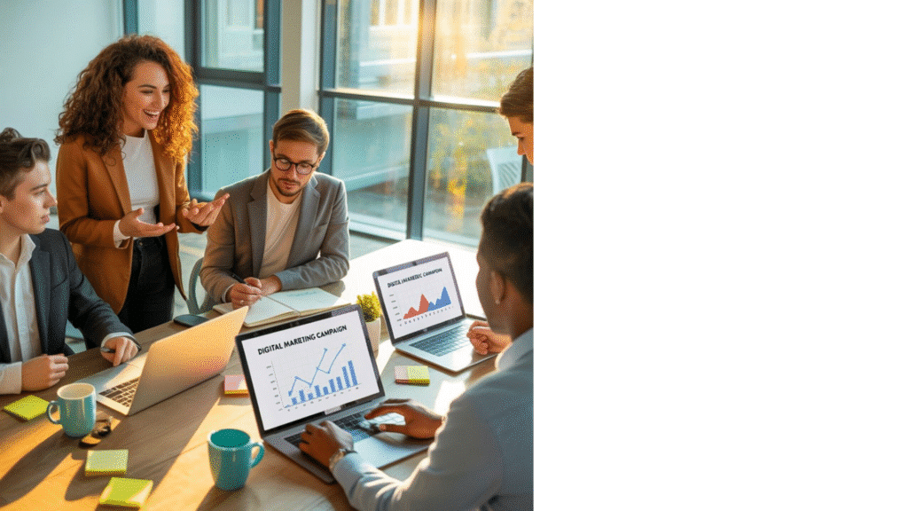 Google Ads dashboard displaying campaign performance, clicks, and impressions